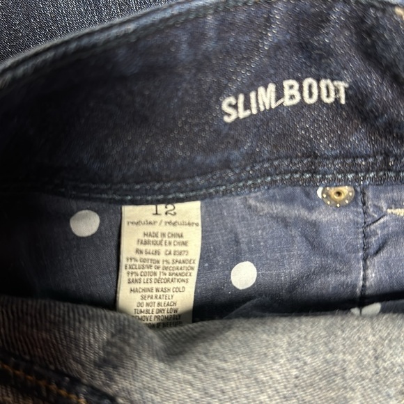 EUC American Eagle mid rise slim boot cut size 12 - Picture 7 of 7